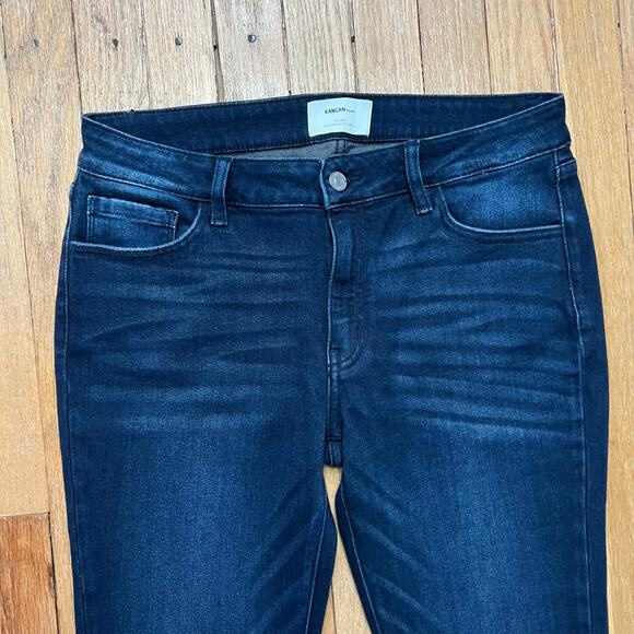 NWT Kancan Premier Dark Wash Denim Jeans Skinny Stretch Women's Size 30 - Picture 3 of 9
